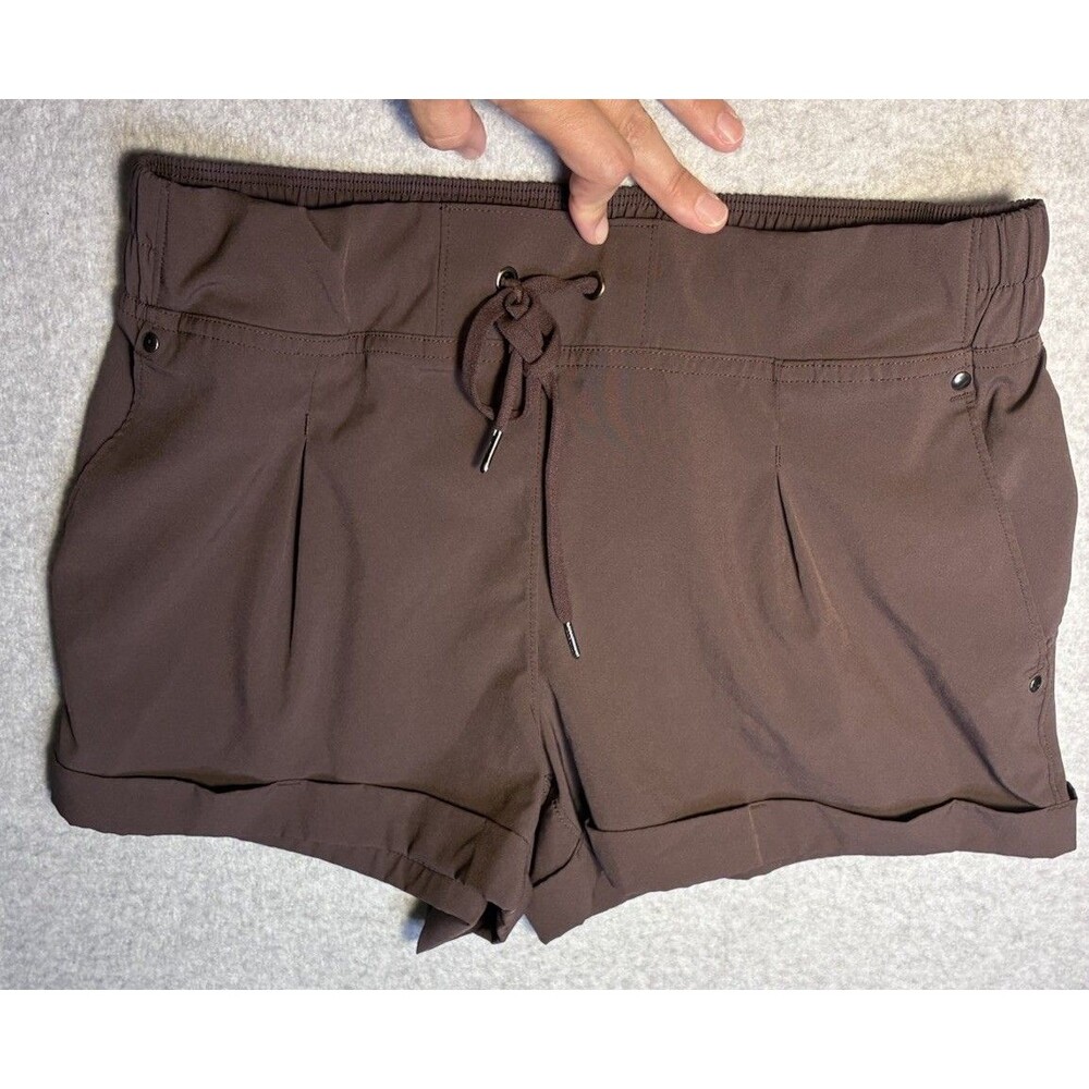 mondetta outdoor project W Shorts Sz L Outdoor Lightweight Brown Cuffed